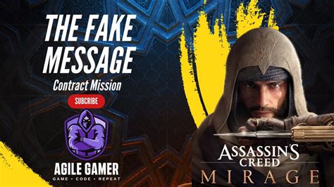 assassin's creed fake|The Fake Message Walkthrough .